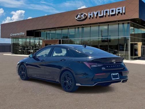 Black 2025 Hyundai ELANTRA N Line