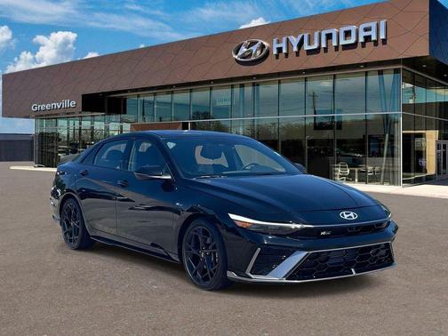 Black 2025 Hyundai ELANTRA N Line