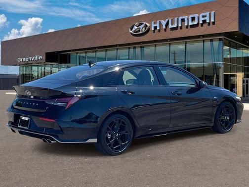 Black 2025 Hyundai ELANTRA N Line