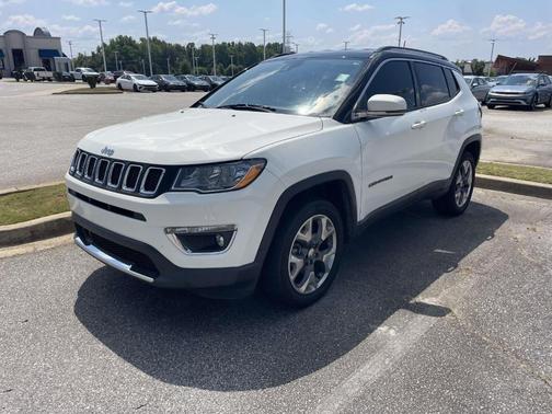 White Clearcoat 2021 Jeep Compass Limited