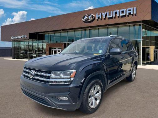Deep Black Pearl Effect 2019 Volkswagen Atlas 3.6L SE w/Technology