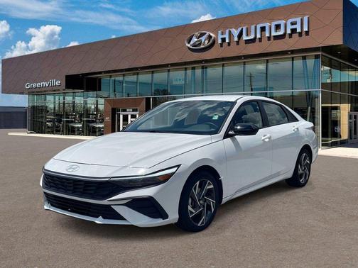 White 2025 Hyundai ELANTRA HEV SEL