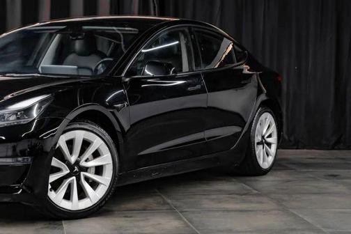 Black 2022 Tesla Model 3 Base