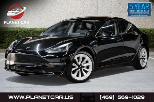 Black 2022 Tesla Model 3 Base