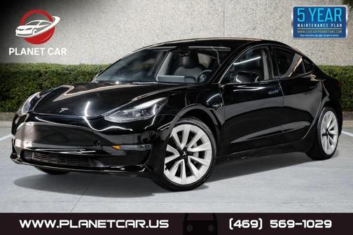 Black 2022 Tesla Model 3 Base