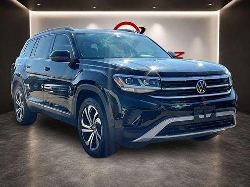 Deep Black Pearl Effect 2021 Volkswagen Atlas 3.6L SEL Premium