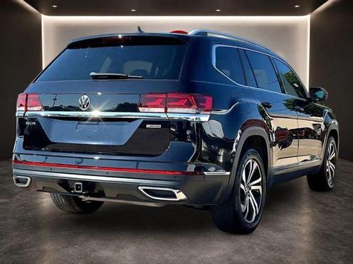 Deep Black Pearl Effect 2021 Volkswagen Atlas 3.6L SEL Premium