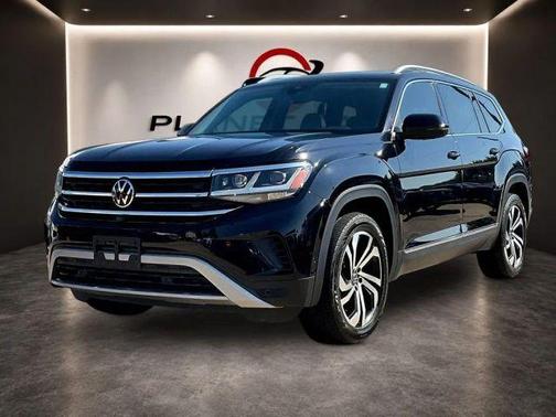 Deep Black Pearl Effect 2021 Volkswagen Atlas 3.6L SEL Premium