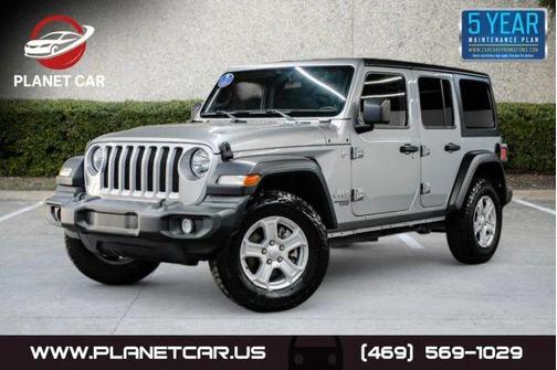 Billet Silver Metallic Clearcoat 2021 Jeep Wrangler Unlimited Sport