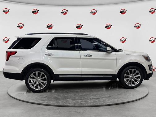 White Platinum Clearcoat Metallic 2016 Ford Explorer Limited