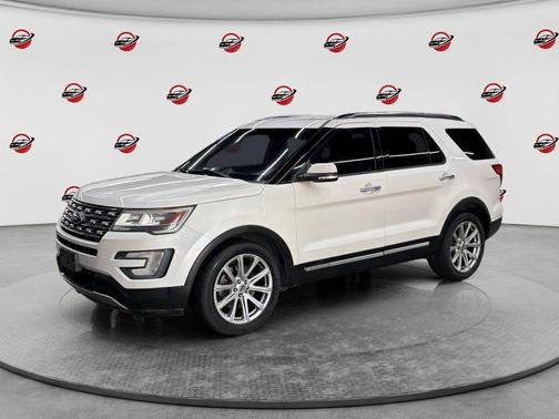 White Platinum Clearcoat Metallic 2016 Ford Explorer Limited