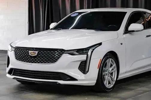 Summit White 2024 Cadillac CT4 Luxury