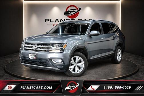 Platinum Gray Metallic 2018 Volkswagen Atlas 3.6L SEL