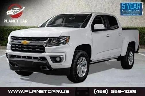 Summit White 2022 Chevrolet Colorado LT