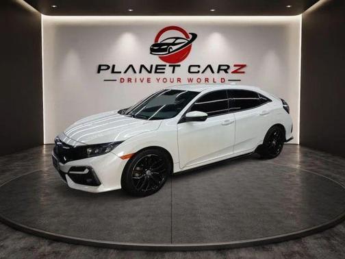 Platinum White 2020 Honda Civic Sport