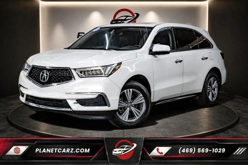 Platinum White 2020 Acura MDX 3.5L