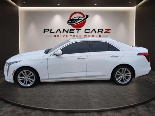 Summit White 2024 Cadillac CT4 Luxury