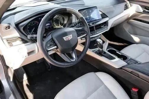 Satin Steel Metallic 2022 Cadillac CT4 Luxury