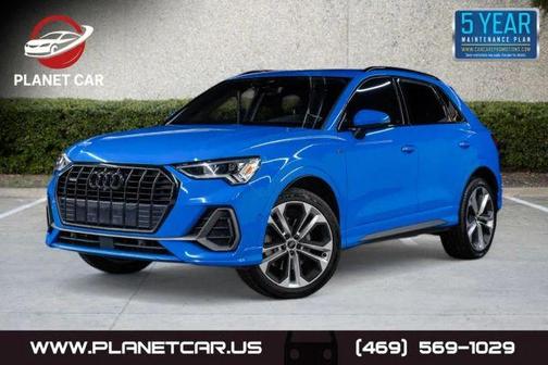 Turbo Blue 2020 Audi Q3 45 S line Prestige