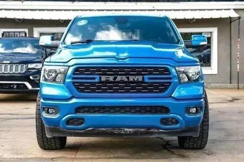 Hydro Blue Pearlcoat 2022 RAM 1500 Big Horn