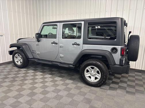 Billet Silver Metallic Clearcoat 2016 Jeep Wrangler Unlimited Sport