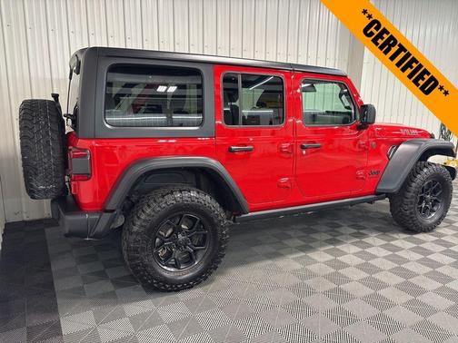 Firecracker Red Clearcoat 2024 Jeep Wrangler Sport