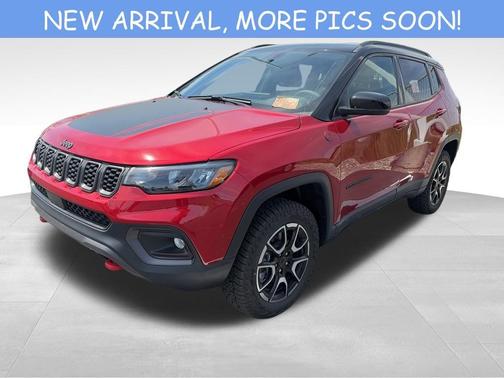 Red 2025 Jeep Compass Trailhawk