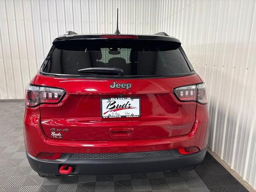 Red 2025 Jeep Compass Trailhawk