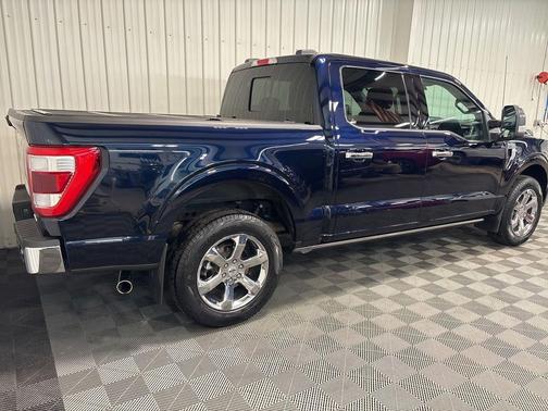 Antimatter Blue Metallic 2023 Ford F-150 Lariat