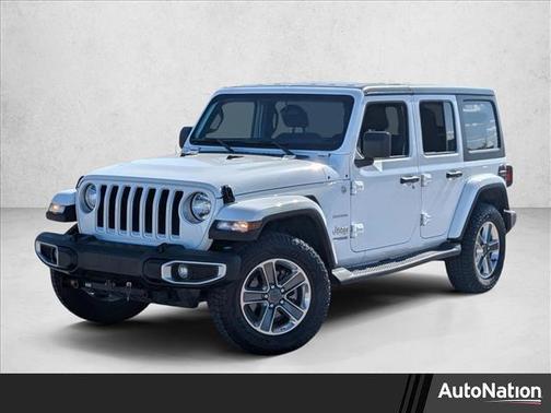 Bright White Clearcoat 2021 Jeep Wrangler Unlimited Sahara