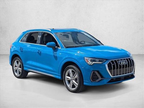 Turbo Blue 2020 Audi Q3 45 S line Premium Plus