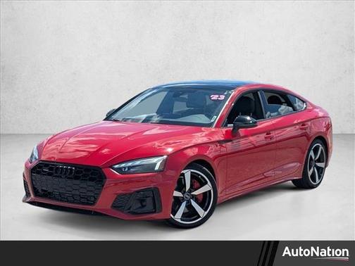 Tango Red Metallic 2023 Audi A5 Sportback 45 S Line Premium Plus