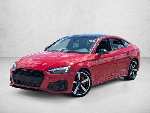 Tango Red Metallic 2023 Audi A5 Sportback 45 S Line Premium Plus