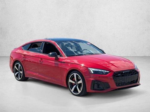 Tango Red Metallic 2023 Audi A5 Sportback 45 S Line Premium Plus