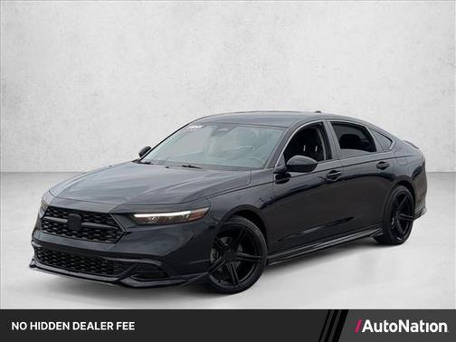 Crystal Black Pearl 2024 Honda Accord LX 1.5T