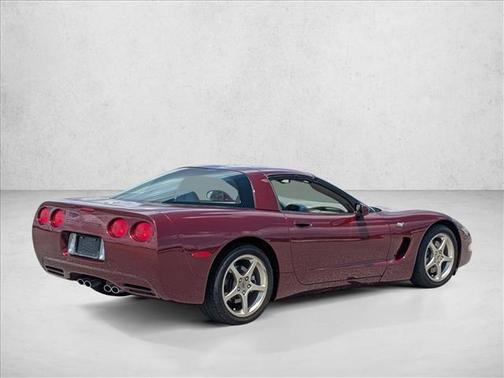 50th Anniversary Red 2003 Chevrolet Corvette Base