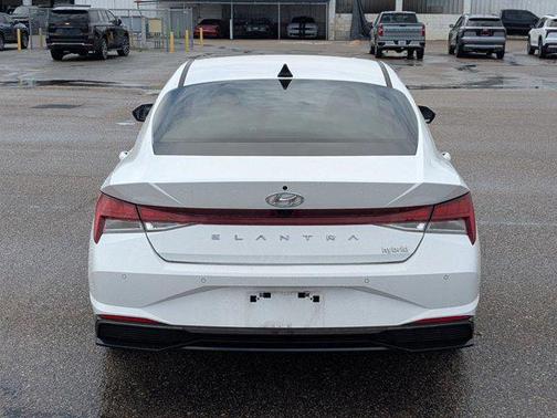 Lunar White 2023 Hyundai ELANTRA HEV Limited