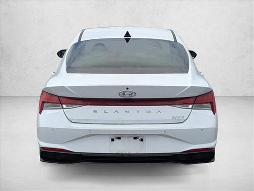 Lunar White 2023 Hyundai ELANTRA HEV Limited