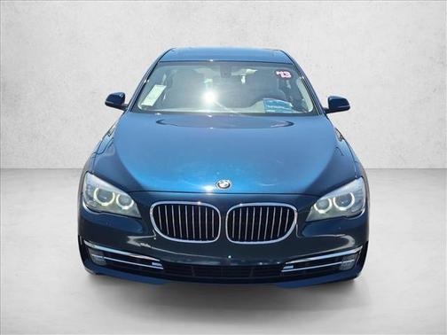 Blue 2013 BMW 750 I