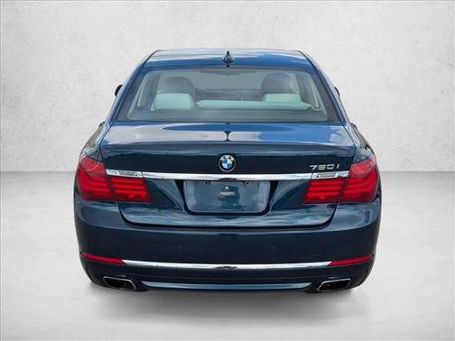 Blue 2013 BMW 750 I