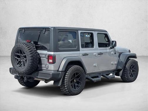 Billet Silver Metallic Clearcoat 2018 Jeep Wrangler Unlimited Sport