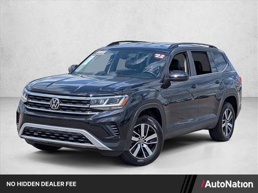 Silver/Gray 2022 Volkswagen Atlas 2.0T SE