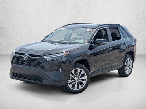Midnight Black Metallic 2023 Toyota RAV4 XLE Premium