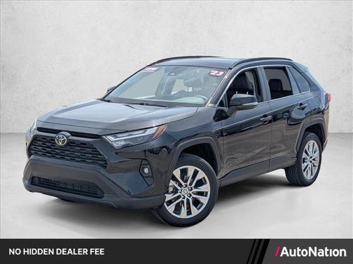 Midnight Black Metallic 2023 Toyota RAV4 XLE Premium