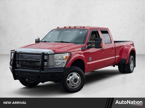 Vermillion Red 2015 Ford F-350 Lariat