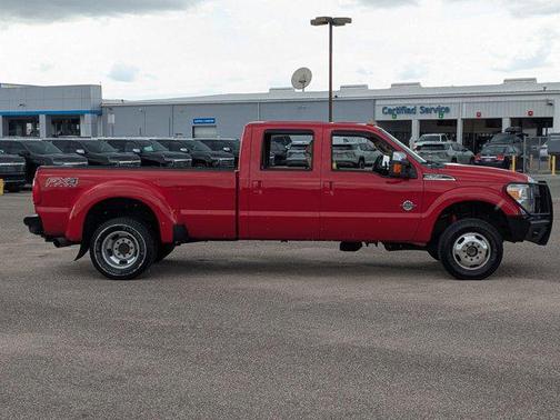 Vermillion Red 2015 Ford F-350 Lariat
