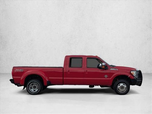 Vermillion Red 2015 Ford F-350 Lariat