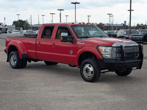 Vermillion Red 2015 Ford F-350 Lariat