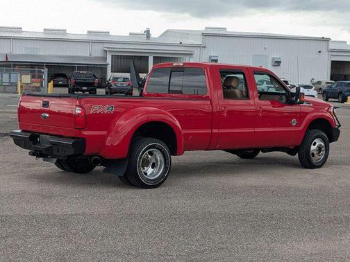 Vermillion Red 2015 Ford F-350 Lariat