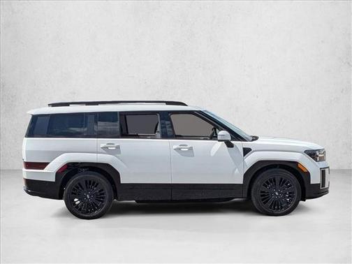 Serenity White 2025 Hyundai SANTA FE HEV Calligraphy